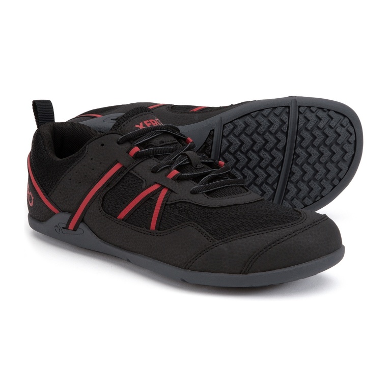 Xero Shoes Minimal-Travelschuhe Prio schwarz/rot Herren